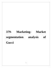 target market for gucci|Gucci market segmentation.